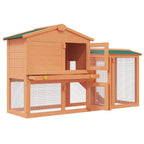 vidaXL Kaninchenstall Groß Holz