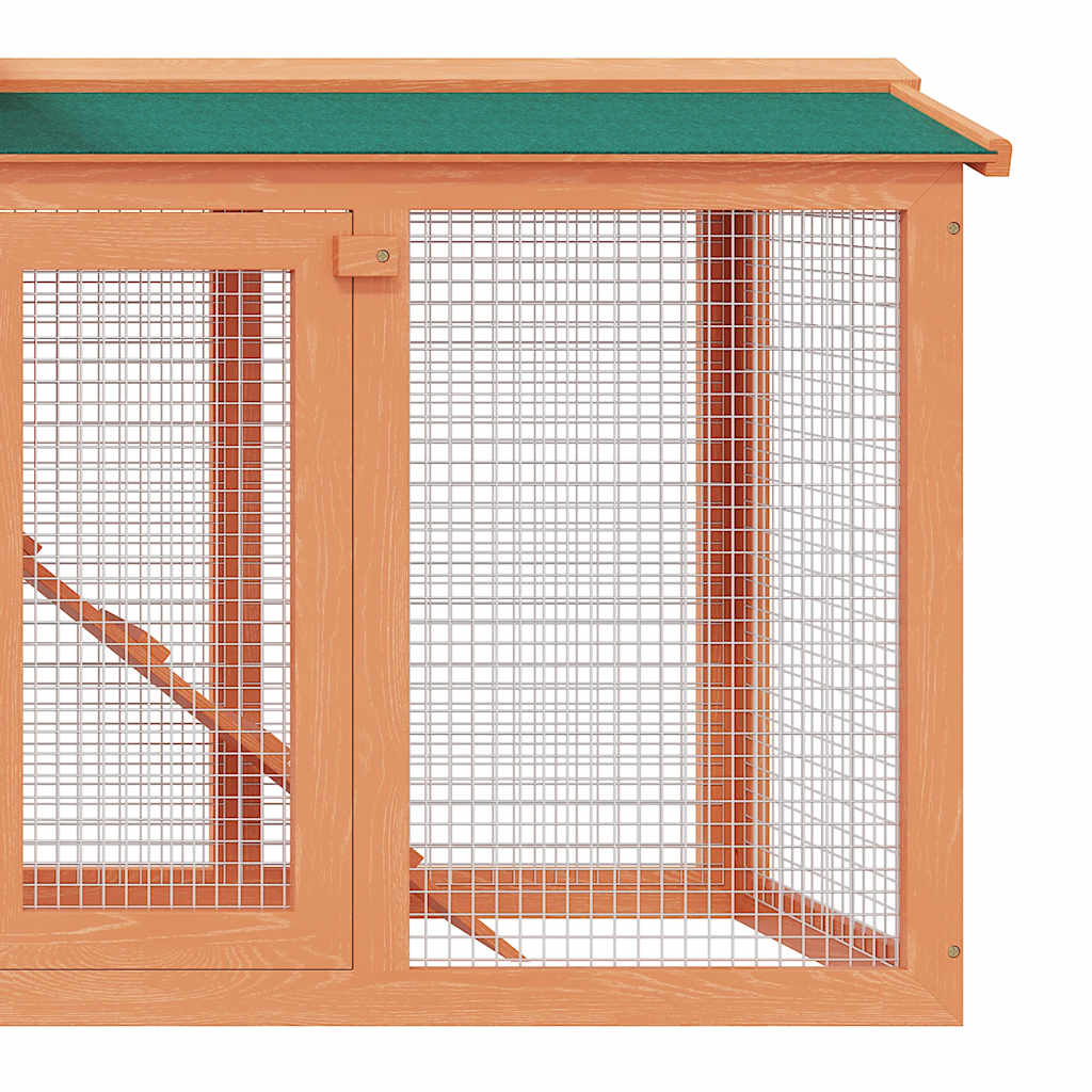 vidaXL Kaninchenstall Groß Holz