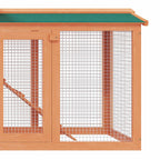 vidaXL Kaninchenstall Groß Holz