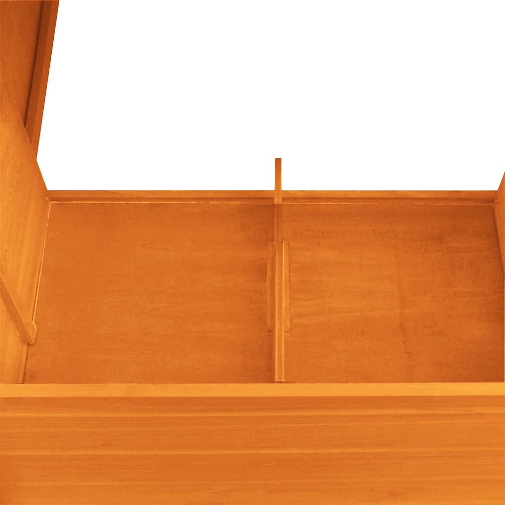 vidaXL Hühnerstall mit 1 Legenest Holz