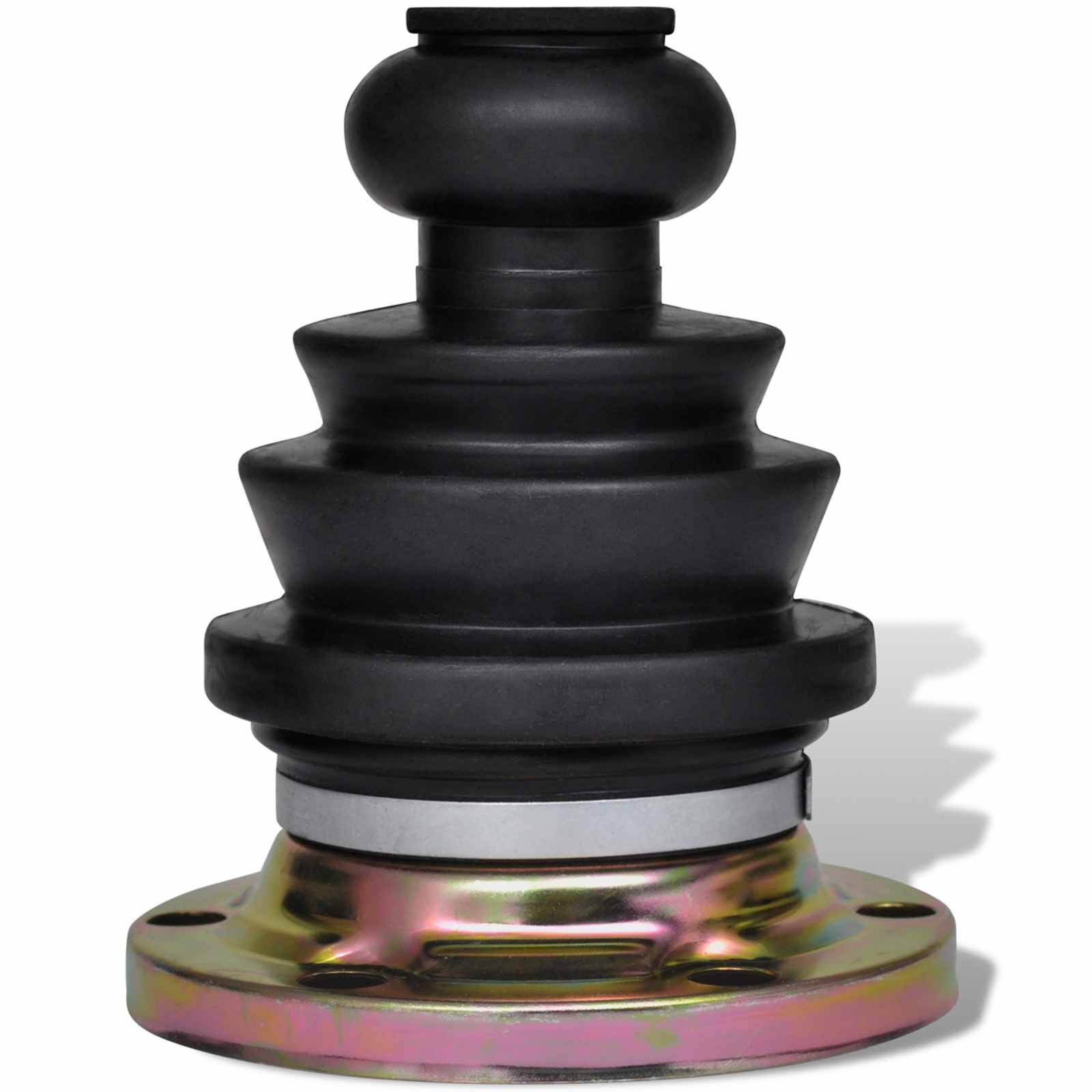 vidaXL Wellen Set Schwarz Metall