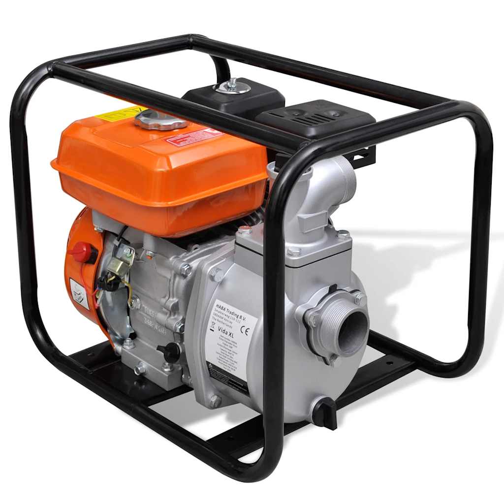 vidaXL Benzin-Wasserpumpe 50 mm Schlauchanschluss 4800 W