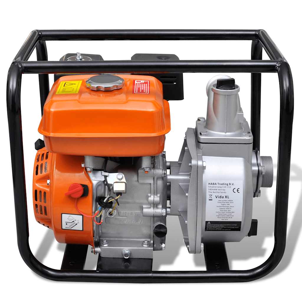 vidaXL Benzin-Wasserpumpe 50 mm Schlauchanschluss 4800 W