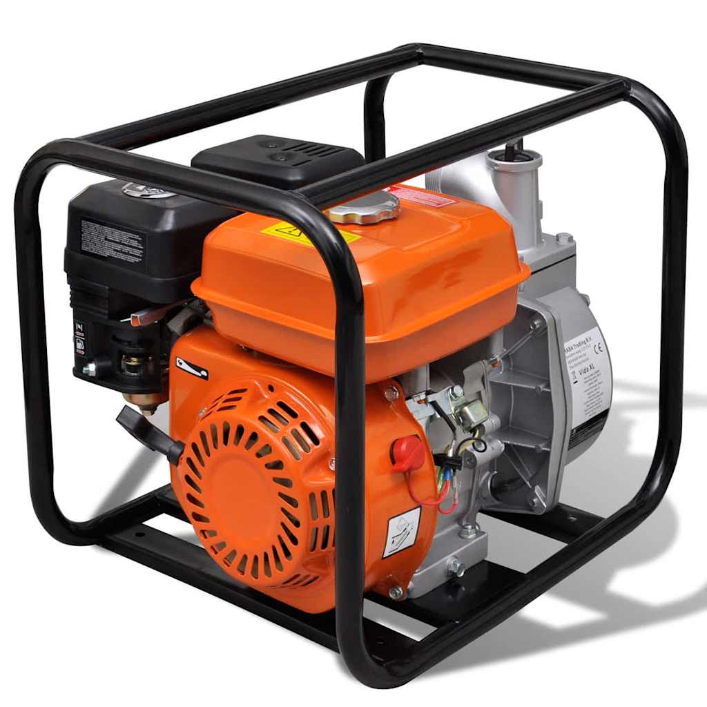vidaXL Benzin-Wasserpumpe 50 mm Schlauchanschluss 4800 W