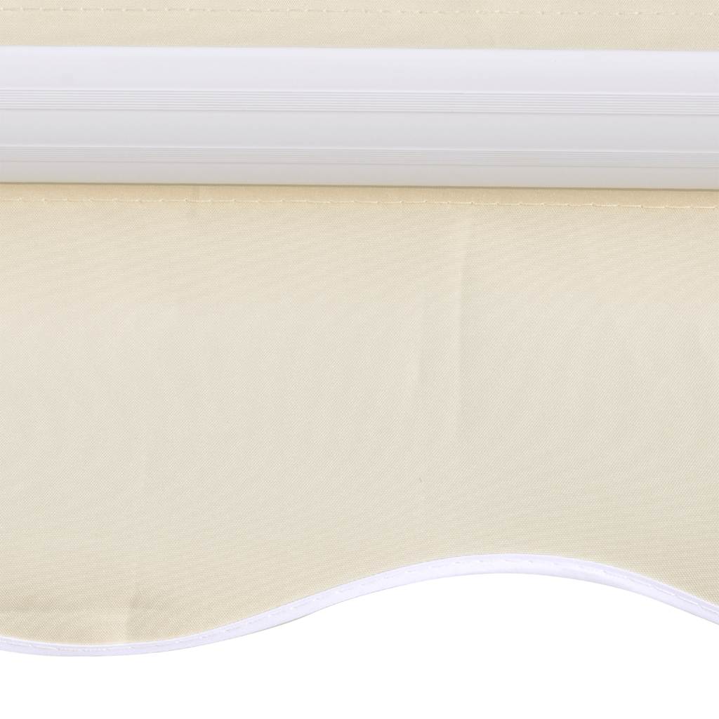 vidaXL Markisenbespannung Canvas Creme 3 x 2,5 m (ohne Rahmen)