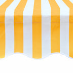 vidaXL Markisenbespannung Canvas Sonnenblumengelb & Weiß 3x2,5 m