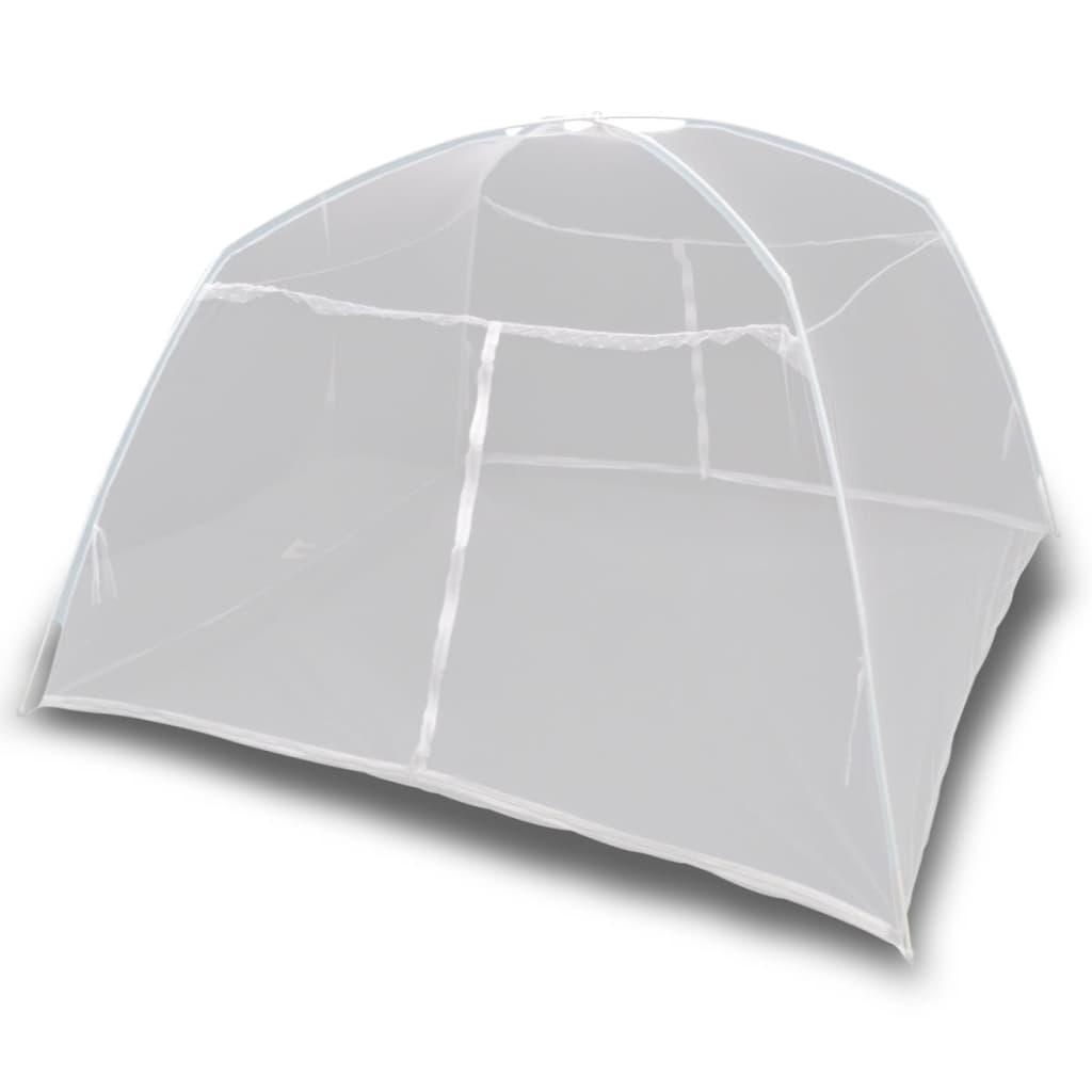 Mongolei Netz Moskitonetz 2 Türen 200 x 120 x 130 cm weiß