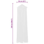 vidaXL Moskitonetz 2 Stk. Rund 56x325x230 cm