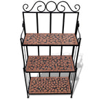 vidaXL Pflanzenständer Mosaik Terracotta