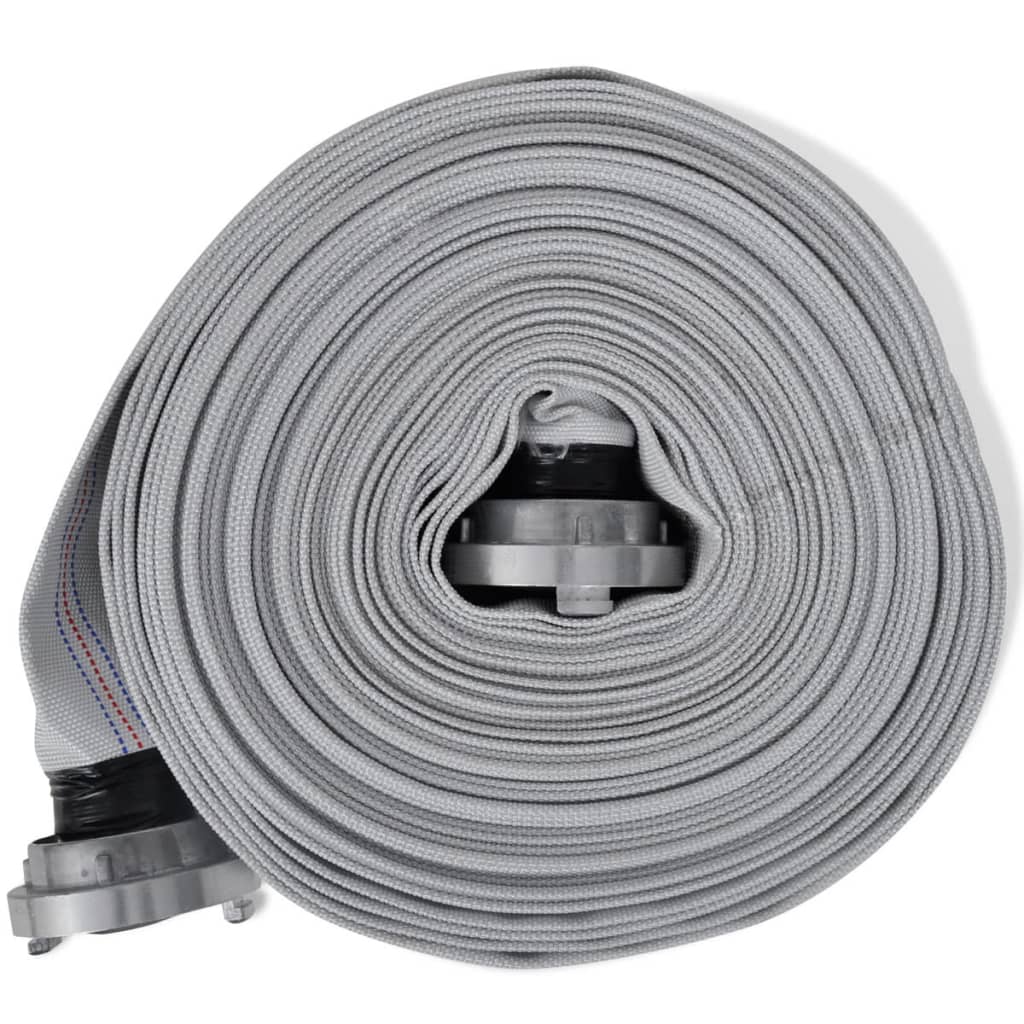 vidaXL Feuerwehrschlauch Flachschlauch 20 m C-Storz Kupplungen 2 Zoll