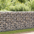 vidaXL Steinkorb Gabione mit Deckeln Verzinkter Draht 100×30×30 cm