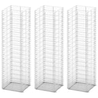vidaXL Gabionen-Set 3-tlg. Verzinkter Draht 25×25×50 cm