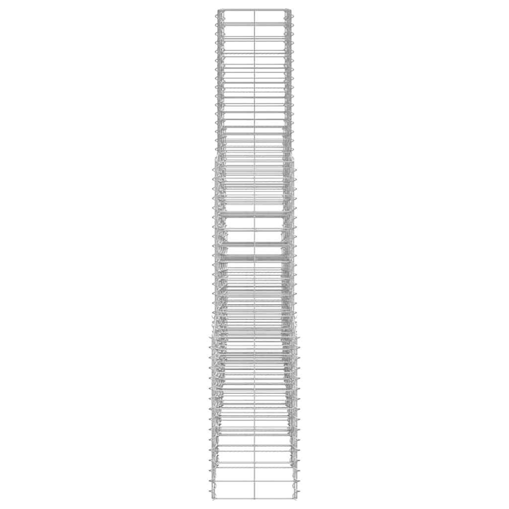 vidaXL Gabionen-Set 6-tlg. Verzinkter Draht