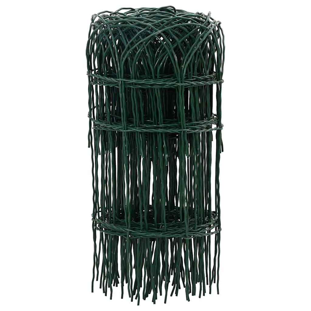 vidaXL Beetzaun Pulverbeschichtetes Eisen 10x0,4 m