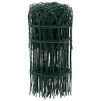 vidaXL Beetzaun Pulverbeschichtetes Eisen 10x0,4 m