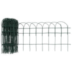 vidaXL Beetzaun Pulverbeschichtetes Eisen 10x0,4 m