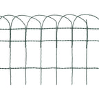 vidaXL Beetzaun Pulverbeschichtetes Eisen 10x0,4 m