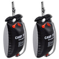 vidaXL Campingdusche 2 Stk. Solar 20 L