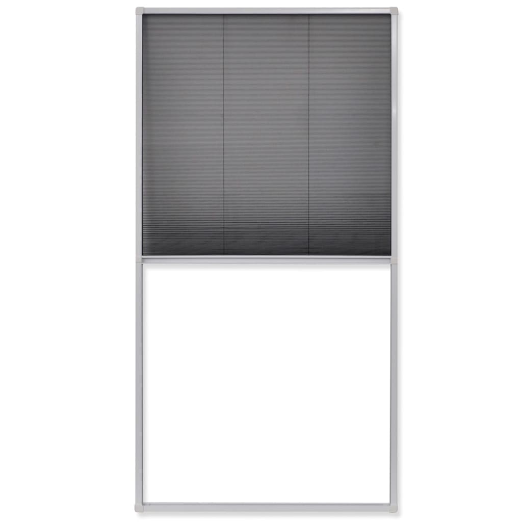 vidaXL Plisse Insektenschutz-Fenster 80×160 cm