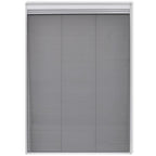 vidaXL Plisse Insektenschutzfenster mit Jalousie Aluminium 160×80 cm