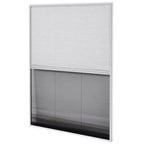 vidaXL Plisse Insektenschutzfenster mit Jalousie Aluminium 160×80 cm