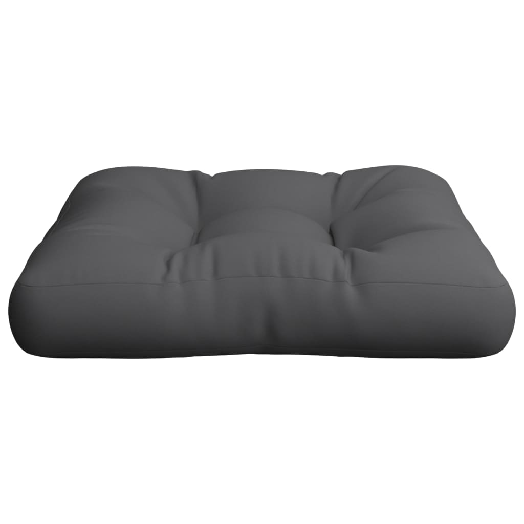 vidaXL Palettenkissen 50x50x12 cm Grau Stoff