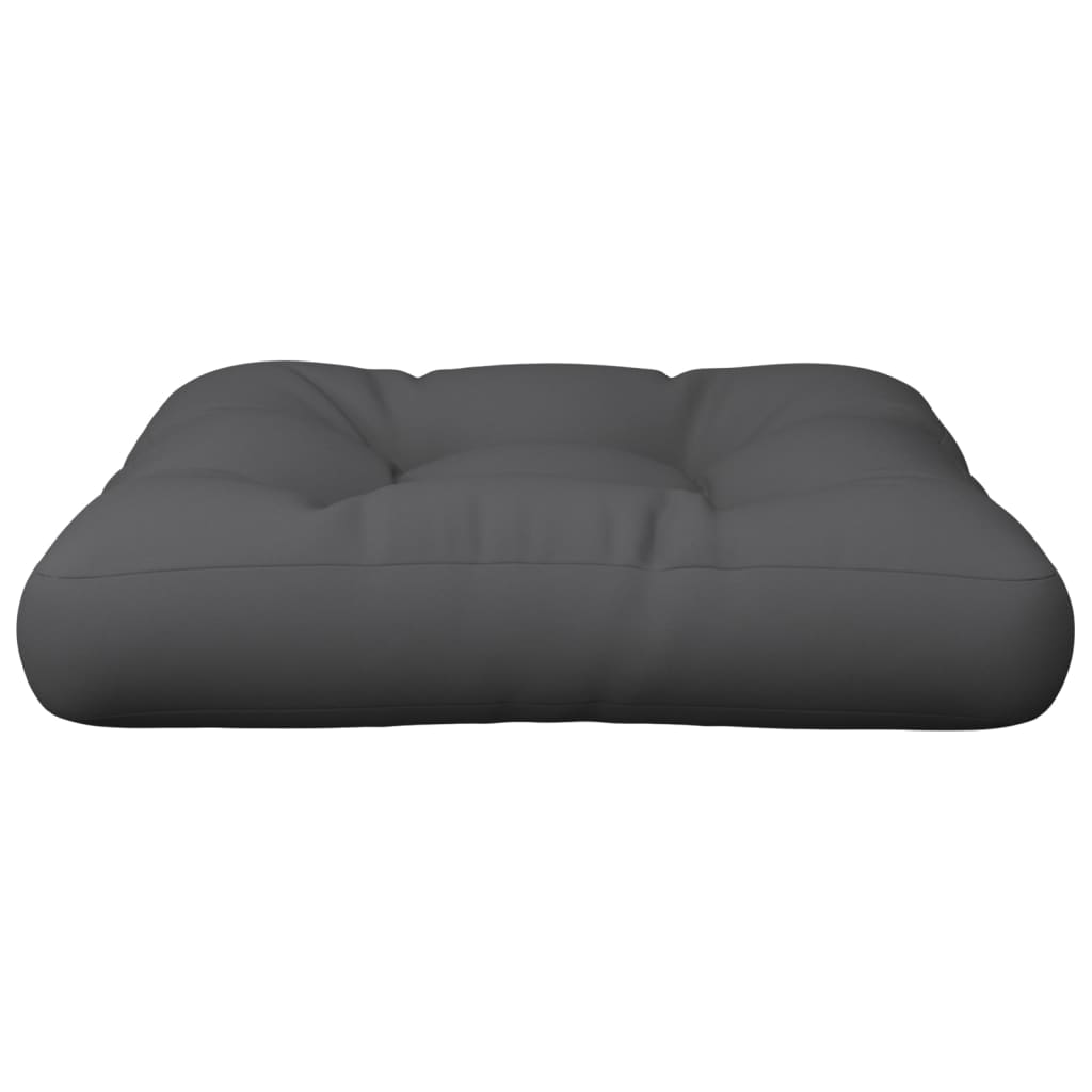 vidaXL Palettenkissen 50x50x12 cm Grau Stoff
