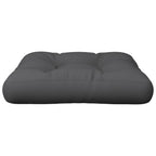 vidaXL Palettenkissen 50x50x12 cm Grau Stoff