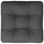 vidaXL Palettenkissen 50x50x12 cm Grau Stoff
