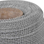 vidaXL Fliegengitter Aluminium 100x500 cm Silbern
