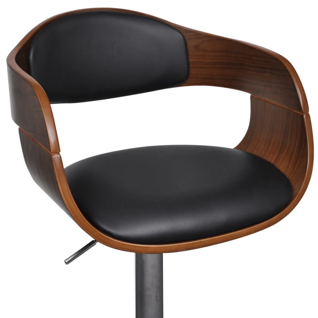 vidaXL Barhocker Bugholz und Kunstleder