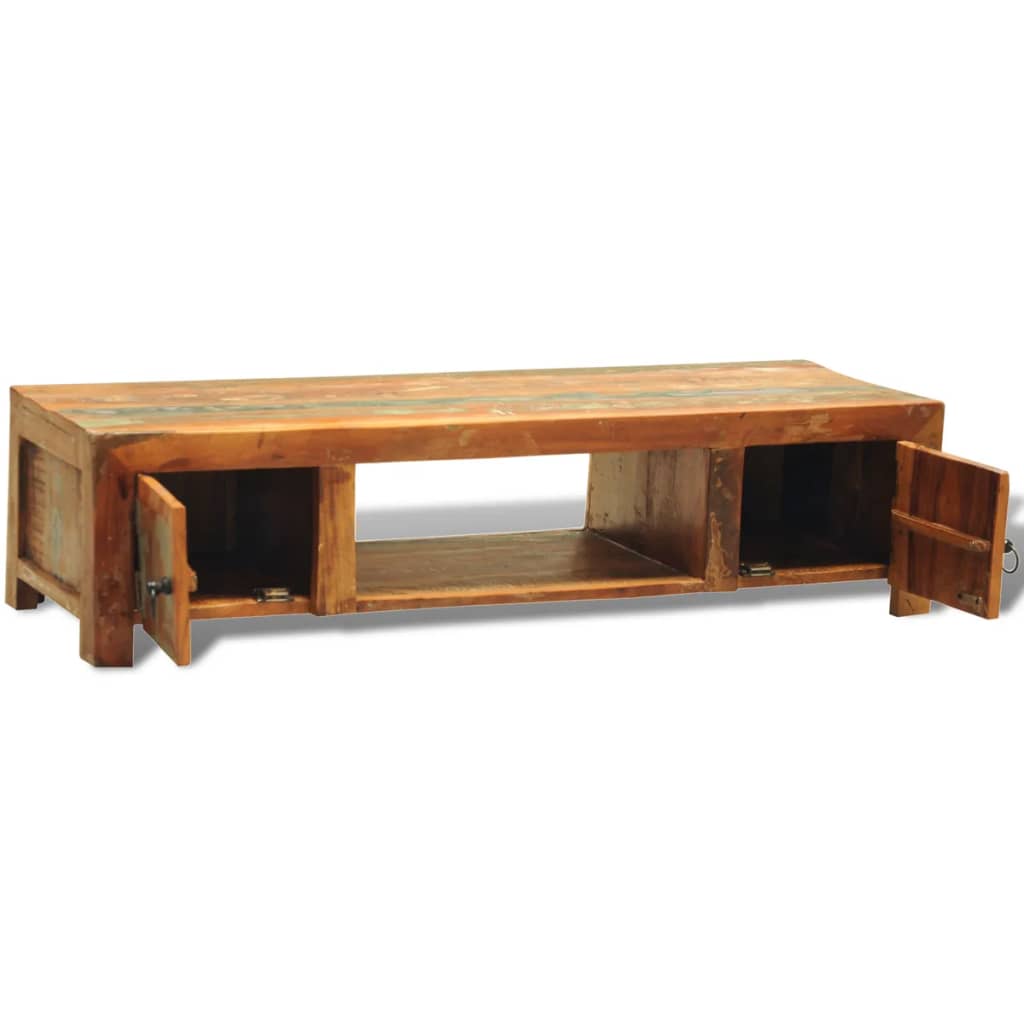 vidaXL TV-Schrank mit 2 Türen Altholz Vintage