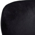 vidaXL Sessel in Ei-Form Schwarz