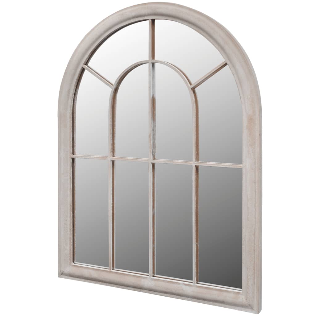 vidaXL Rustikaler Gartenspiegel Bogen 60×116 cm für Indoor und Outdoor