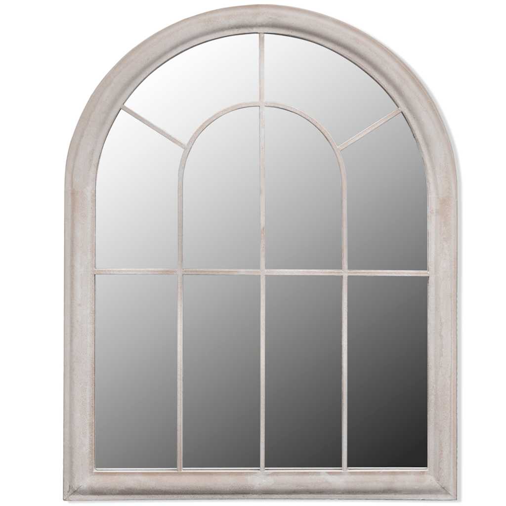 vidaXL Rustikaler Gartenspiegel Bogen 60×116 cm für Indoor und Outdoor