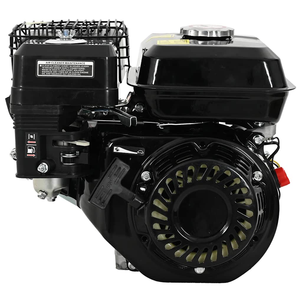 vidaXL Benzinmotor 6,5 PS 4,8 kW Schwarz