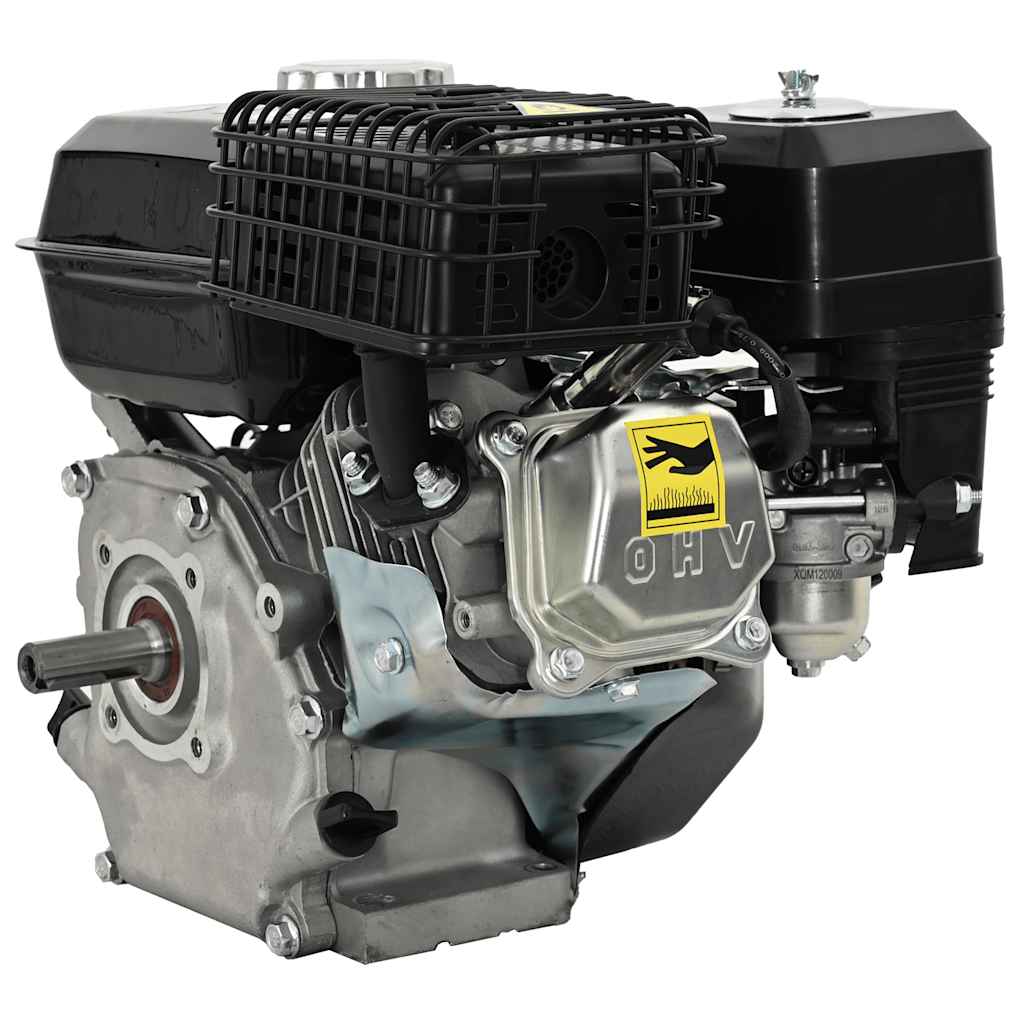 vidaXL Benzinmotor 6,5 PS 4,8 kW Schwarz