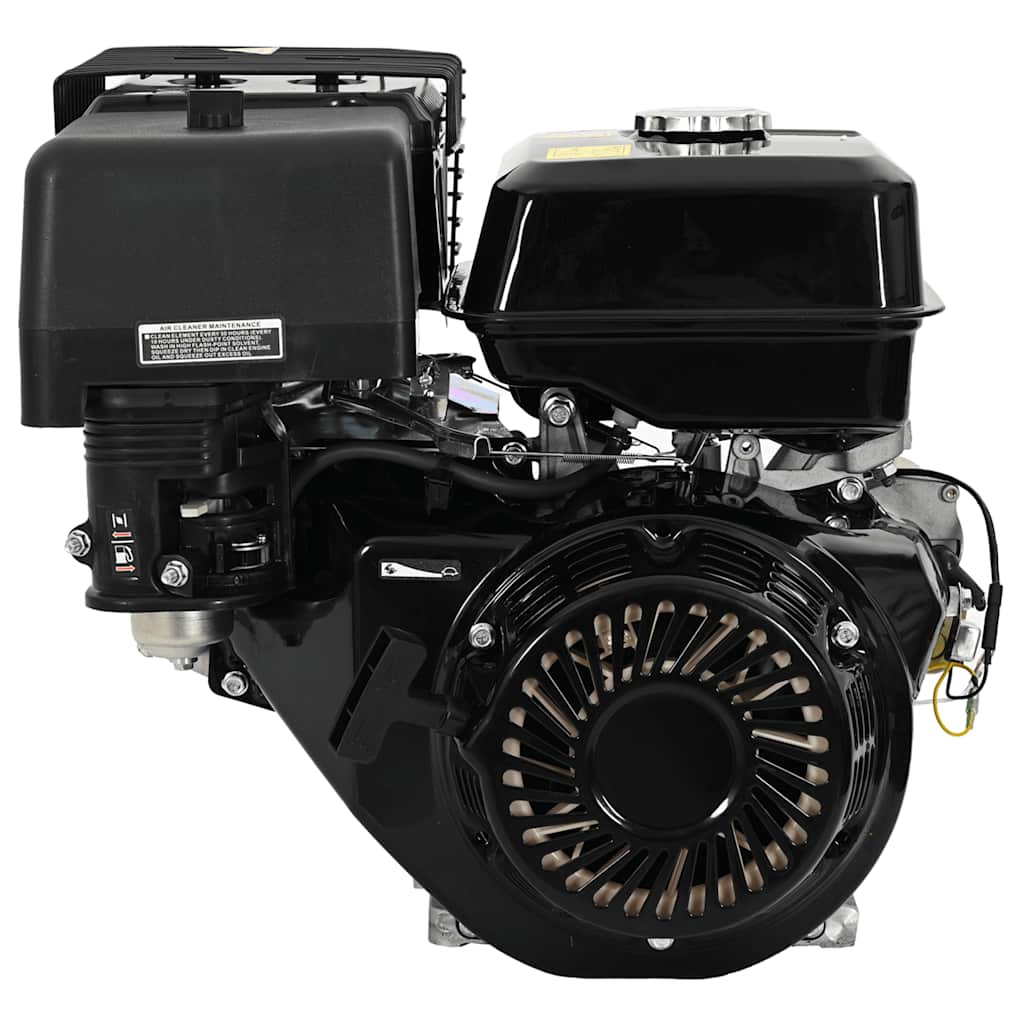 vidaXL Benzinmotor 15 PS 11 kW Schwarz
