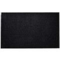 vidaXL Türmatte Schwarz 90 x 60 cm PVC