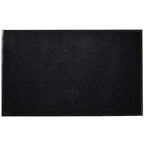 vidaXL Türmatte Schwarz 90 x 60 cm PVC