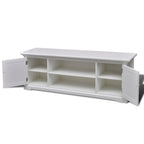 vidaXL TV-Schrank Weiß Holz