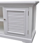 vidaXL TV-Schrank Weiß Holz