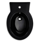 vidaXL Keramik-WC & Bidet-Set Schwarz