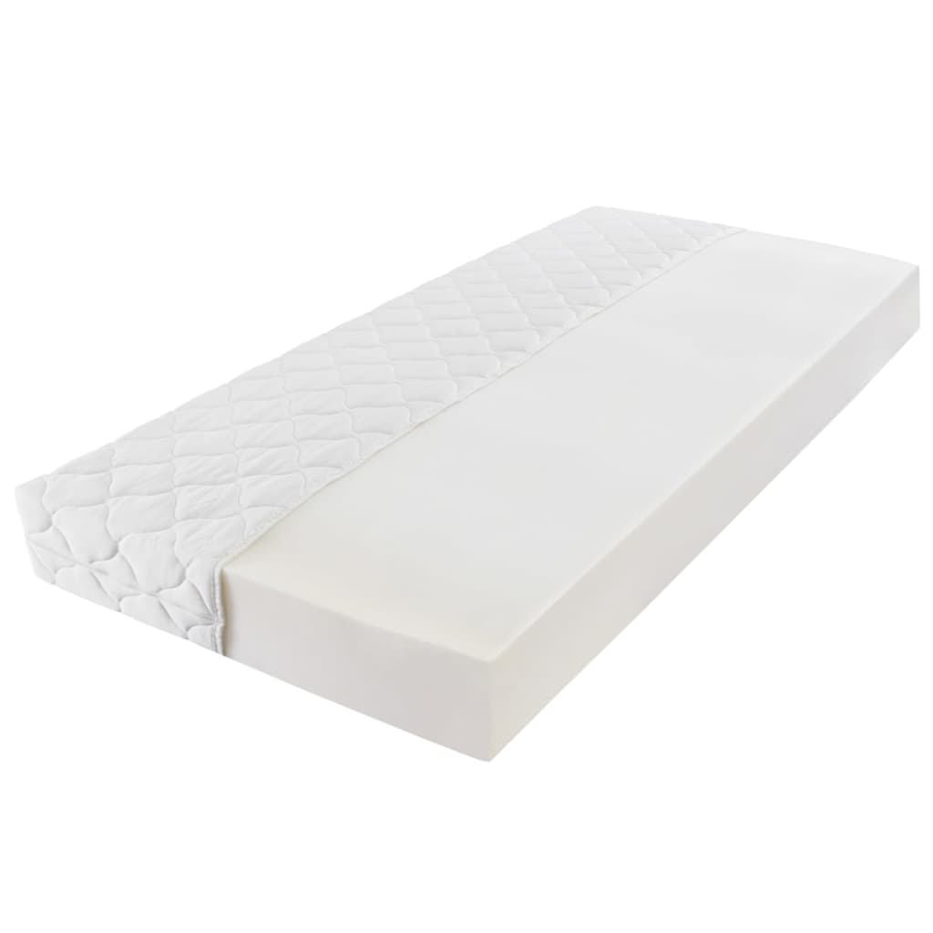 vidaXL Matratze mit waschbarem Bezug 200×90×17 cm H3
