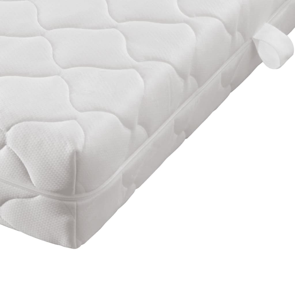 vidaXL Matratze mit waschbarem Bezug 200×90×17 cm H3