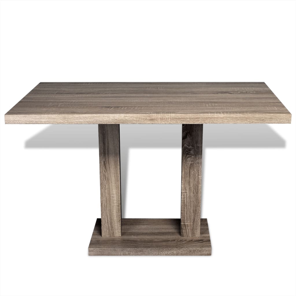 vidaXL Esstisch MDF Eiche-Optik