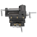 vidaXL Maschinenschraubstock Kreuztisch Handbetrieb 78 mm