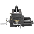 vidaXL Maschinenschraubstock Kreuztisch Handbetrieb 78 mm