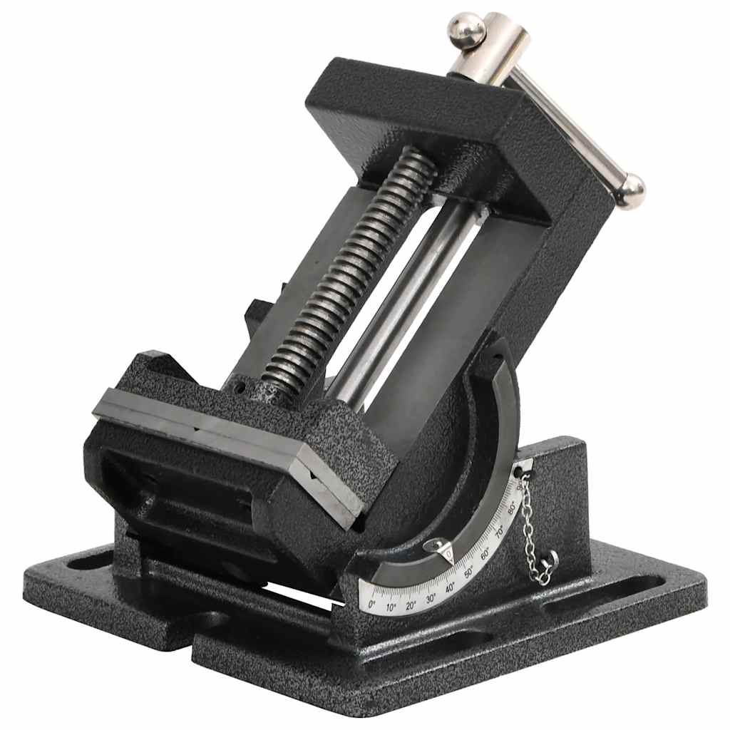 vidaXL Maschinenschraubstock Kippbar Handbetrieben 110 mm