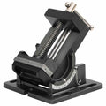 vidaXL Maschinenschraubstock Kippbar Handbetrieben 110 mm